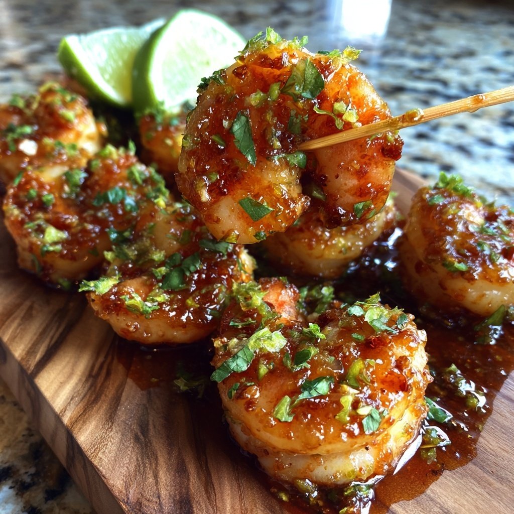 Sriracha-Lime Shrimp Bites