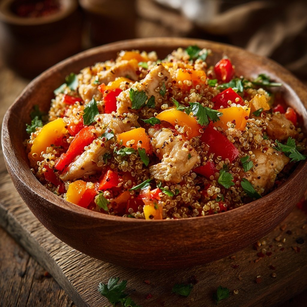 Healthy Quinoa Chicken Bowl