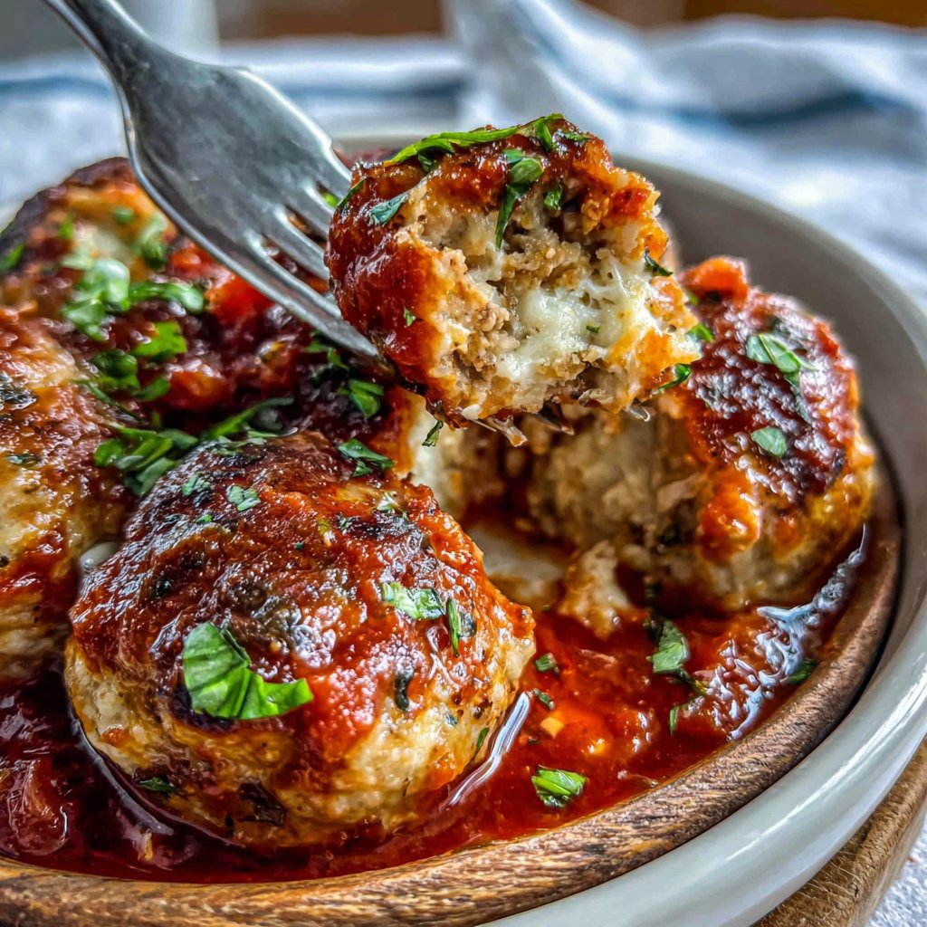 Turkey Meatballs in Marinara Sauce