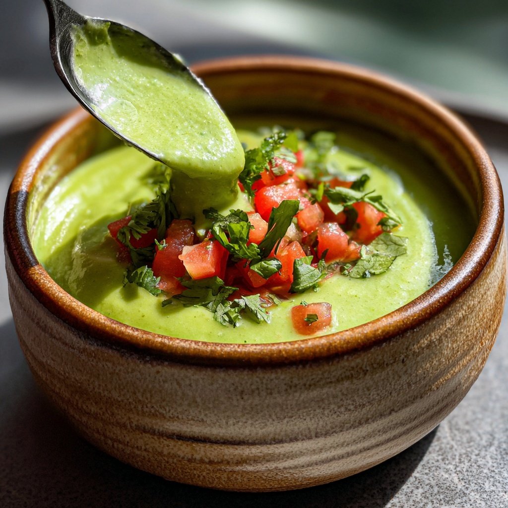 Chilled Avocado Gazpacho