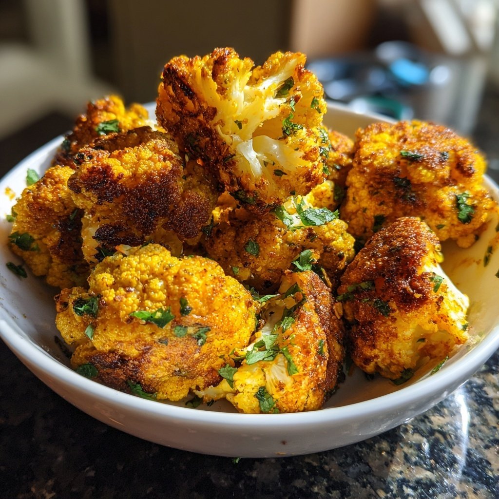 Coconut-Curry Cauliflower Nuggets
