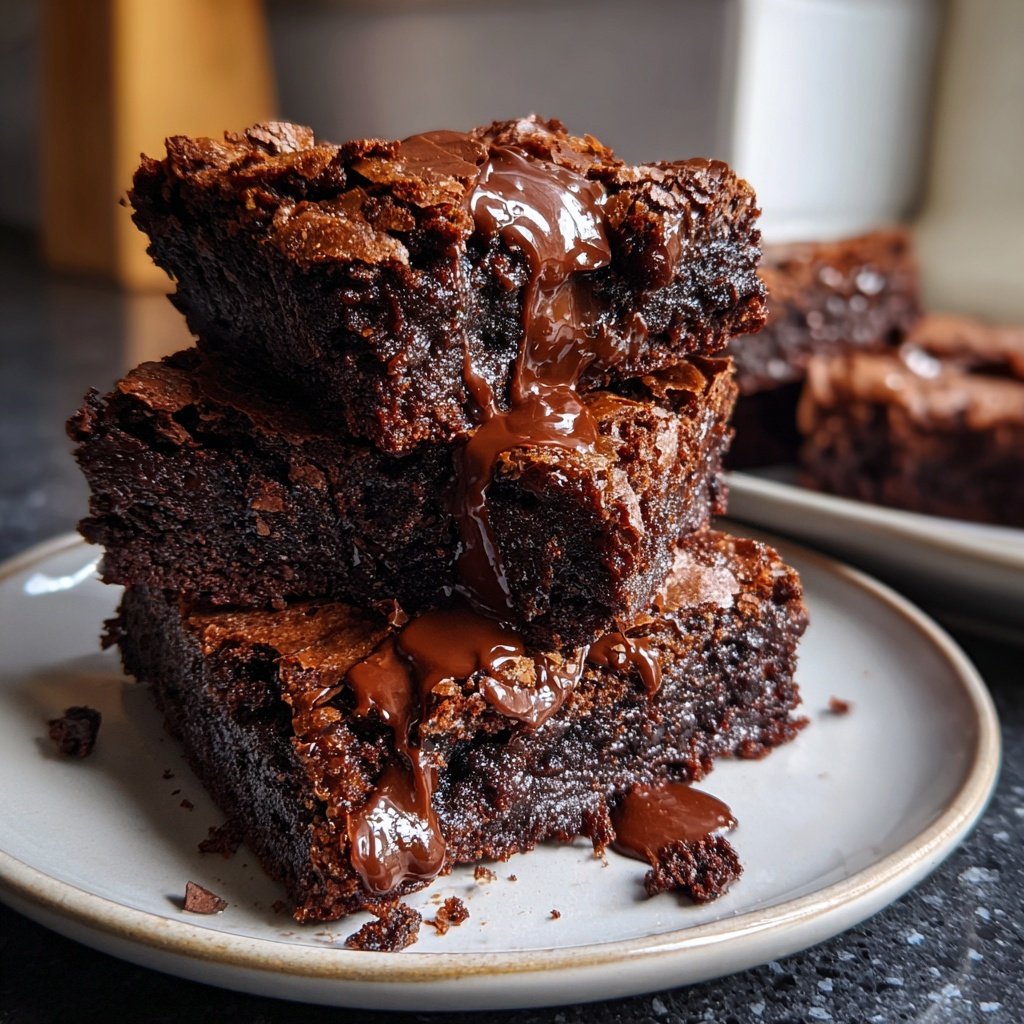 Dessert Chocolate Fudge Brownies
