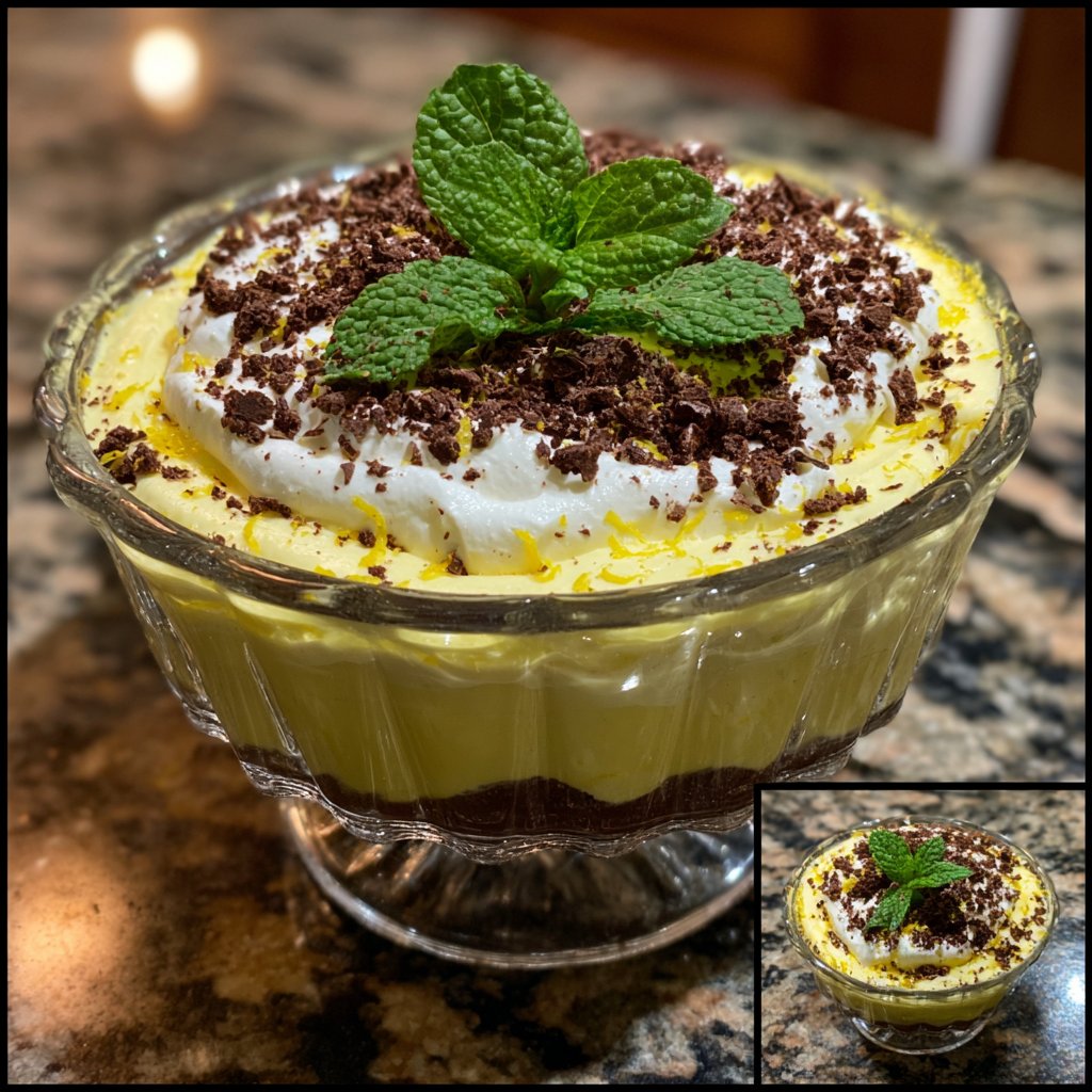 Lemon-Lime Chocolate Mousse