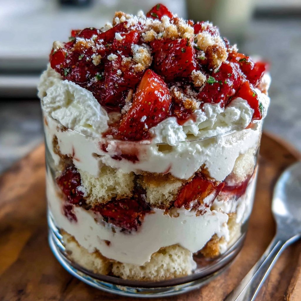 Strawberry Cheesecake Trifle