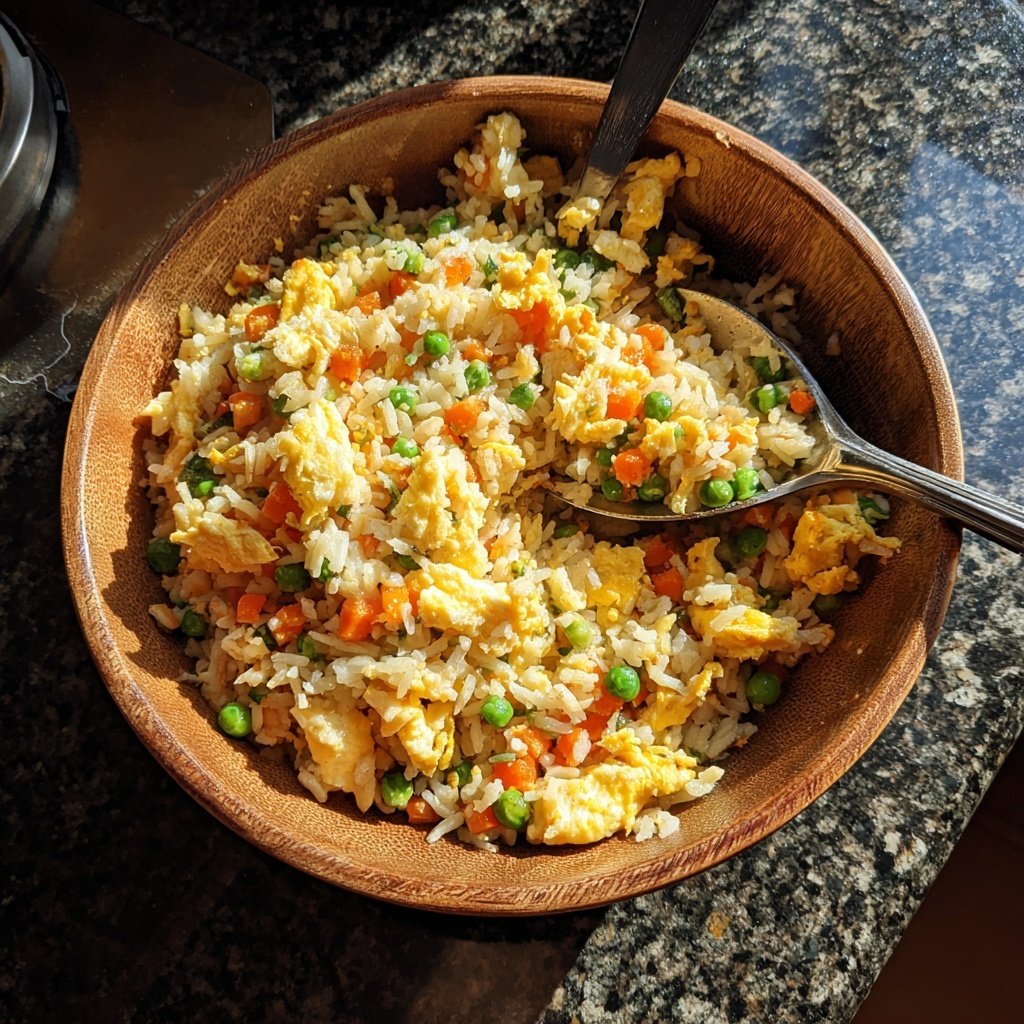 Quick 10 Minute Egg Fried Rice