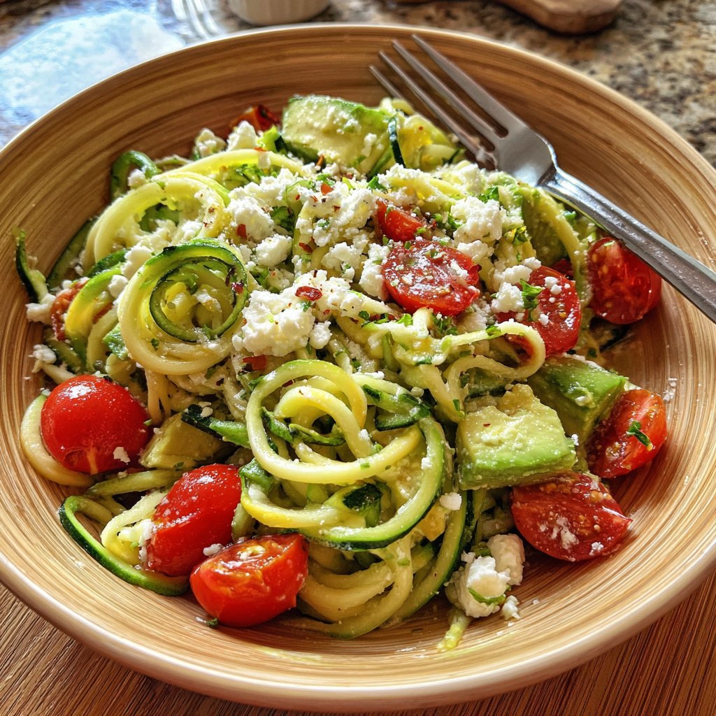 Zucchini Noodle Salad Surprise